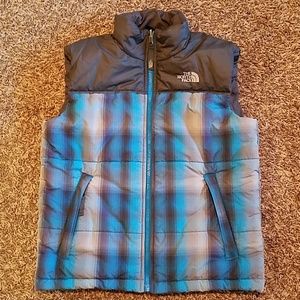 North Face boys puffer vest size medium